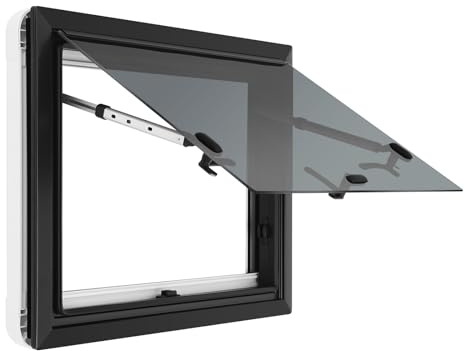 Tagtuell Finestra laterale per camper, roulotte, finestre laterali per roulotte, rimorchi, pickup, ombra, 600 x 450 mm