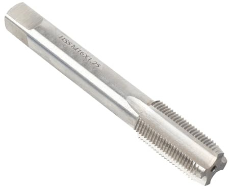 Maskingängborr HSS gängskärare rakt spår universell gängborr för gängskärmaskin genomgående hål (M16 x 1,25 mm)