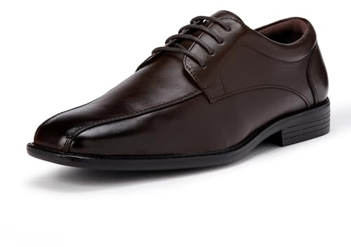 Amazon Essentials Zapatos Derby de Vestir Formales y Elegantes para Oficina con Cordones y Puntera Cuadrada Hombre