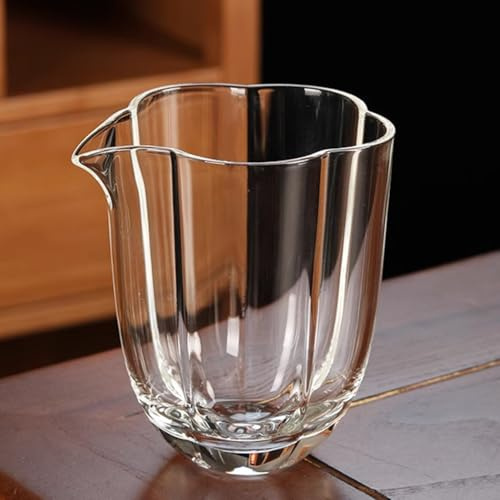 LEEDJUINE glas rättvisekopp, 240 ml 8 oz, värmebeständig tedispenser te-set tillbehör