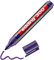 edding 300 Permanentmarker - violett - 1 Stift - Rundspitze 1,5-3 mm - wasserfest, schnell-trocknend - wischfest - für Karton, Kunststoff, Glas, Holz, Metall, Glas