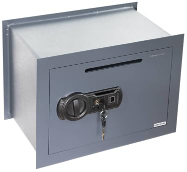 Genie Hand | Biometrischer Fingerabdruck-Sensor Tresor mit Einwurfschlitz – B-Schloss – Anti-Bounce-Technologie