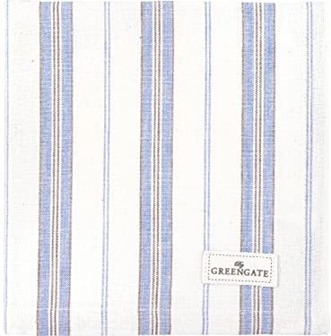 Greengate COTNAPWLNIL2908 Nicola Stoffserviette Pale Blue 40 x 40 cm(1 Stück)