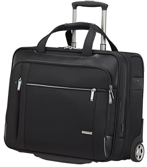 Samsonite Spectrolite 3.0 - Laptoptasche mit Rollen 17.3 mit Smarte Funktionen, Praktische Innenaufteilung, Business Trolley - 37.5/42.5L - Schwarz (Black)
