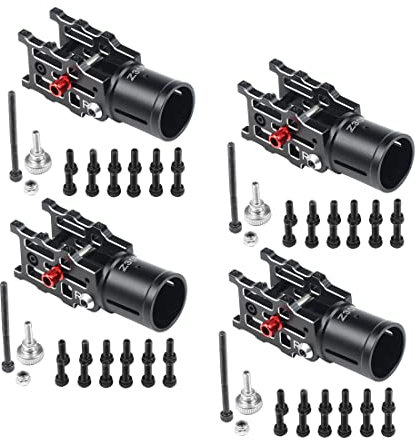 FEICHAO Klapparm-Rohrgelenk Z16 / Z22 / Z30 Aluminium für Durchmesser 16 mm/22 mm/30 mm automatische RC Quad Hexacopter Multirotor (30 mm, 4 Stück)