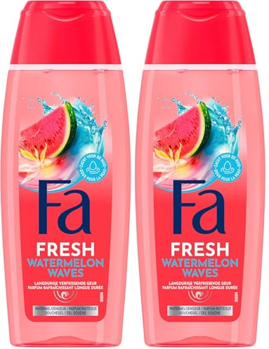 Fa - Gel Douche Corps Revitalisant - Island Vibes - Fiji Dream - Formule de pH neutre pour la peau - Testé sous contrôle dermatologique - Bouteille de 250 ml (Lot de 2)