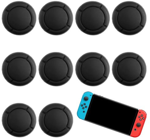 10-Stück Controller Stick Aufsätze für Nintendo Switch Joystick Kappen,Nintendo Ersatzteile für Switch Joy Con Kappen Nintendo Switch Zubehör Controller,Verbessertes Gamer Spielerlebnis Thumbsticks