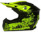Cross Kinder Helm, ECE 22.06 Zertifizierung Motorradhelm, Motocross Kinder Helm, Jugend Motorrad Downhill Full Face ATV Helm, Helmet With Visor, MTB Helm Kinder Mit Belüftung Entlüftung(Yellow,S)