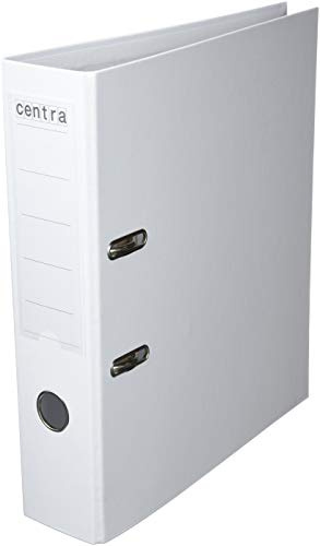 Centra 230163 A4 75 mm PP Lever Arch Files - White