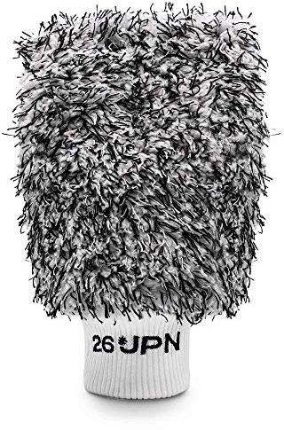 26JPN Microfibre Wash Mitt - Microfiber Car Wash Mitt, Detailing Wash Mitt, Plush Microfiber Mitt