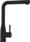 SCHOCK 518127PUR Küchenarmatur KETO Puro – Hochdruck Armatur mit ausziehbarer Schlauchbrause, Standard Norm-Anschlüssen, schwarz