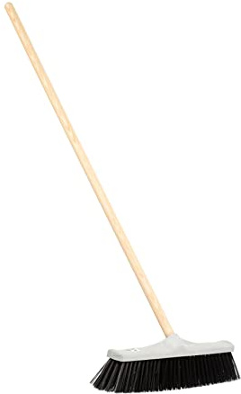 Cepillo barrendero Industrial 50 cm Fibra Dura PVC con Mango Madera