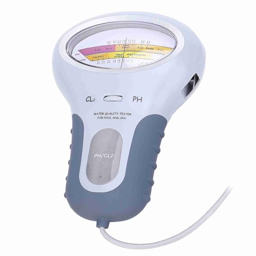 CL2 Tester, CL2 PH Tester con Sonda, Analizzatore di qualità Dell'acqua per Piscina, Spa, Cloro