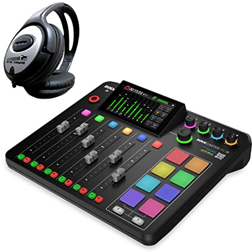 Rode Rodecaster Pro II Podcast Station Mischpult + keepdrum Kopfhörer