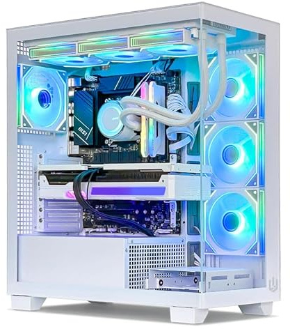 INFOMAX | PC Gamer, Ordinateur de Bureau, PC Gaming - PROCESSEUR Ryzen 7 9800X3D • NVIDIA RTX 5070 12 GO • RAM 32 GO RGB • SSD 2 to • WiFi • BOÎTIER ARGB • Watercooling ARGB • FREEOS