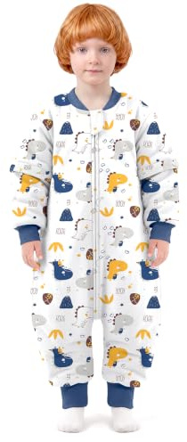 MIKAFEN Babysovsäck 3,5 TOG Med Ben, Avtagbara äRmar,100cm 4‑5 år