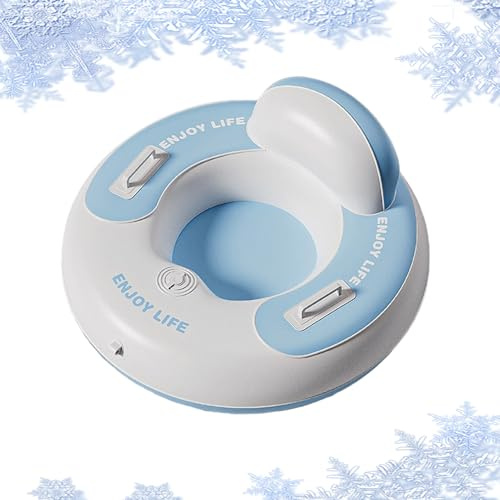 Trineo De Nieve para Niños,Juguetes Inflables con Grosor Aumentado para Trineo - Tubo De con Asa | para Niños, Adultos, Familia, Actividades Al Aire Libre, Jardín Y Deportes