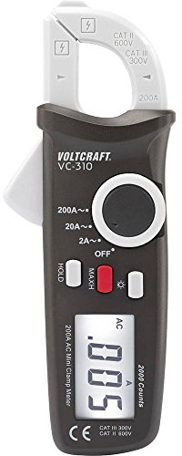 Stromzange VOLTCRAFT VC-310 kalibriert (ISO) Digital CAT II 600 V, CAT III 300 V Anzeige (Punktzahl)
