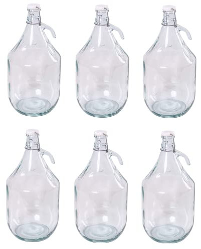5L Bügelflaschen Gärballon Glasballon Weinballon Bügelverschluss Flasche Weinflasche (6)