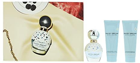 Marc Jacobs Daisy Dream 3 Piece Gift Set: Eau De Toilette 50ml - Body Lotion 75ml - Shower Gel 75ml