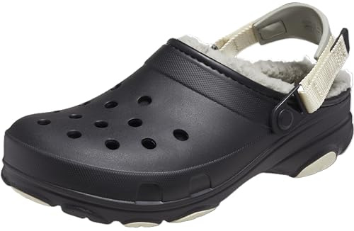 Crocs All-Terrain Lined Clog Black Size 6 UK Men/ 7 UK Women
