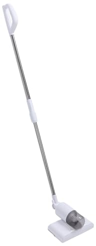 Luqeeg Aspirador Sin Cable, Aspirador De Ventanas Recargable por USB Limpiacristales de Mano con Cabezal Ajustable en 180 Grados y Mástil Telescópico Aspirador Eléctrico para Ventanas
