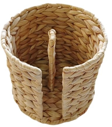 Milageto Cesta de papel higiénico tejido, titular de almacenamiento de rollo de inodoro titular de papel higiénico, titular de rollo de papel para cocina,