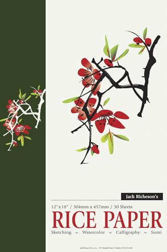 Jack Richeson Rice Paper Pad 12 X 18