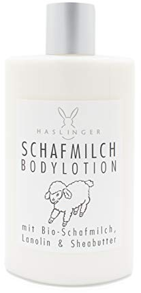 Haslinger Nr.6044, Schafmilch Bodylotion mit Bio-Schafmilch, Lanolin & Sheabutter 200ml
