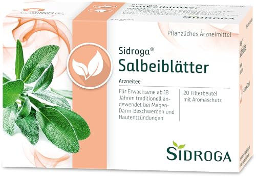 SIDROGA Salbeiblätter Tee Filterbeutel, 20 St