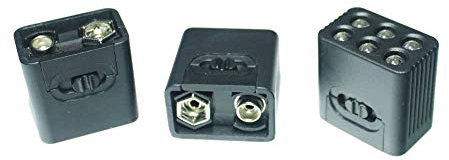 Dresmannst Blocklite 9 Volt LED Flashlight- Ultra Bright (3-Pack)
