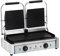 Royal Catering Double Electric Contact Grill Panini Grill Sandwich Grill Smooth 2x1800W 300 °C RCKG- 3600-F (Stainless Steel, Enamelled Cast Iron, 30-300 °C)