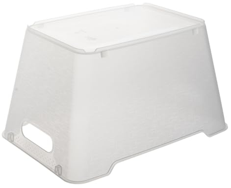keeeper Aufbewahrungsbox, Strukturierte Oberfläche, 20 l, Lotta, Natur (Transparent)