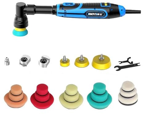 Toplionace Lucidatrice Elettrica Portatile AC 220V, Lucidatrice Portatile per Ceratura e Levigatura, Strumenti per la Riparazione della Vernice Dell'auto, 2000-5000 Giri/Min
