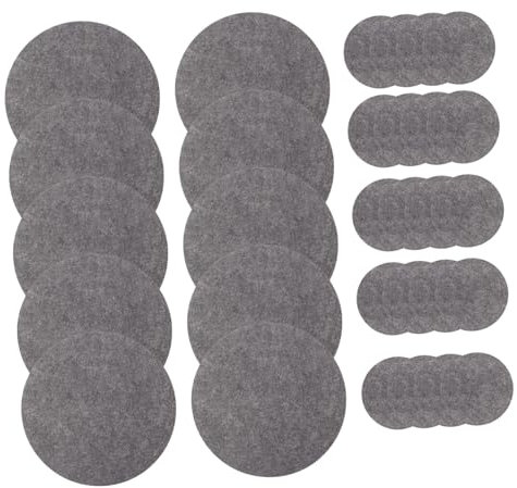 TOPBATHY 30 Piezas Estera de Fieltro para Platos Llanos encimera Posavasos Separador Cubiertos Protector Platos Protectores separadores de ollas Almohadillas Protectoras para Platos sintió