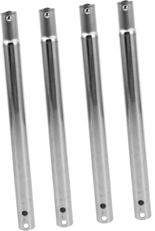 Hemobllo Lot De 4 Rallonges De Pieds Pour Poêle À Bois Accessoire De Remplacement Pour Poêle À Bois Argent