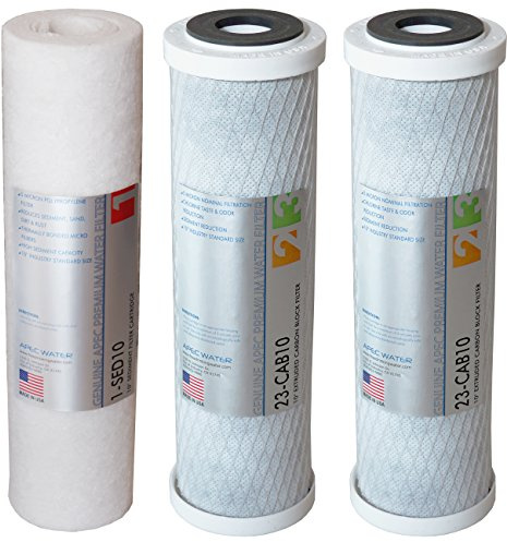 APEC Water Systems ULTIMATE Series US Made Stage 1, 2 & 3 Replacement Filter For Undersink System(FILTER-SET)