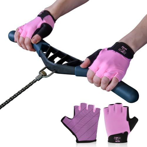 Hornet Watersports Light Pink Rowing Gloves for Women Ideal for Indoor Rowing, Sculling, Kayak, SUP, Outrigger Canoe, Dragon Boat and Other Watersports (M (Fits 7-7.5))