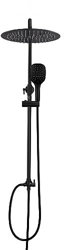 Görbach Colonne de Douche Complet sans Robinetterie Douchette Douche Salle de Bain Ensembles pour Salle de Bian Colonne Douche Design Système Douche Pluie avec Douche de Tête D30.