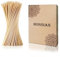 HOSSIAN 150pcs 6inch Φ4mm Natural Bamboo Skewers -Skewers for Appetizers-Caramel Apple Sticks,Crafting and Cocktails (15CM)
