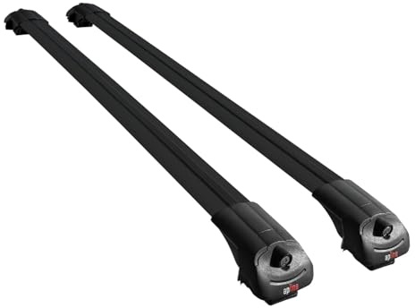 Apline Compatibile con Citroen C5 Aircross (C84) 2018-2025 Modello ACE-1 Barre Tetto Portapacchi Auto Barre Portatutto Nero Alluminio 2 Barre