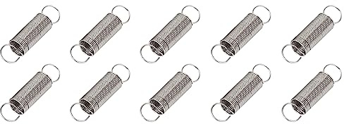 QUARKZMAN 0.5mmx6mmx25mm Doppio Gancio Tensione Molla x 24pz 304 Inossidabile Acciaio Molle per Industriale Macchine e Produzione Controllo, [Argento Tono]