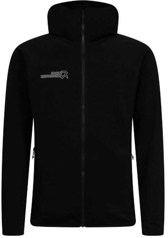 Rock Experience REMC02771-0208 Diadem 2.0 Hoodie FZ Man Fleece Uomo Maglia Lunga Caviar M