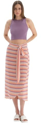 Dagi dam Orange Mode Stickad Kjol Badbyxor