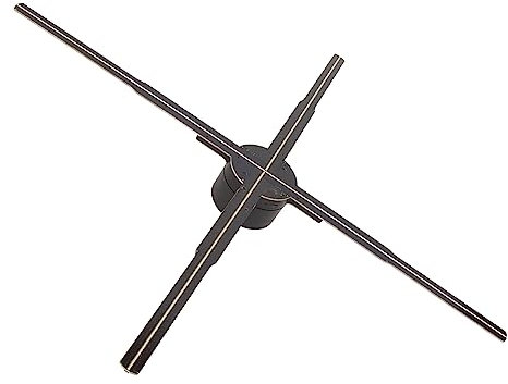 Ventilateur D'hologramme 3D, Affichage Publicitaire de Projecteur D'hologramme 3D de 24,2 Pouces, Machine de publicité Holographique 3D Prenant en Charge Les Opérations (Prise UE