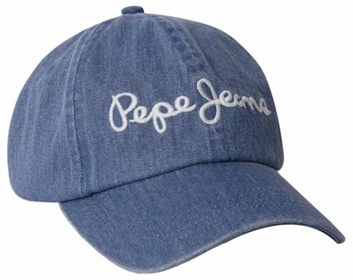 Pepe Jeans Gorra Alix B para niño, Azul (Celeste), Talla S