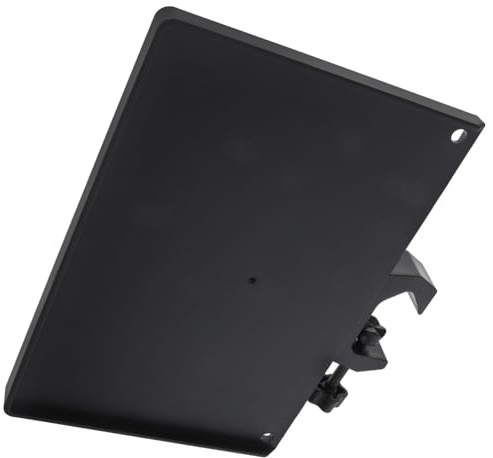 CLISPEED Bandeja de Abrazadera para Soporte de Micrófono Abs para Trípode de Transmisión con Espacio para Tarjeta de Sonido y Accesorios