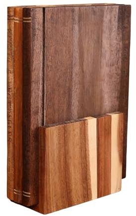 Planche à Découper en Forme de Livre | Plateau De Service De Cuisine Avec Support,Planche À Découper En Bois En Forme De Livre - Pour Fromage Charcuterie Fruits Légumes Steak Boulangerie Camping
