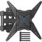 PERLESMITH TV Wandhalterung Schwenkbar Neigbar Wandhalterung Fernseher für 26-60 Zoll Flach & Curved Fernseher oder Monitor bis zu 35kg, TV Hlalterung Max.VESA 400x400mm