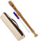 Flöte Anfänger Für Erwachsene Deutsch/Barock Altblockflöte, Professionelles 8-Loch-Flöteninstrument Aus Holz, Aufbewahrungstasche + Reinigungsstab + Lanyard